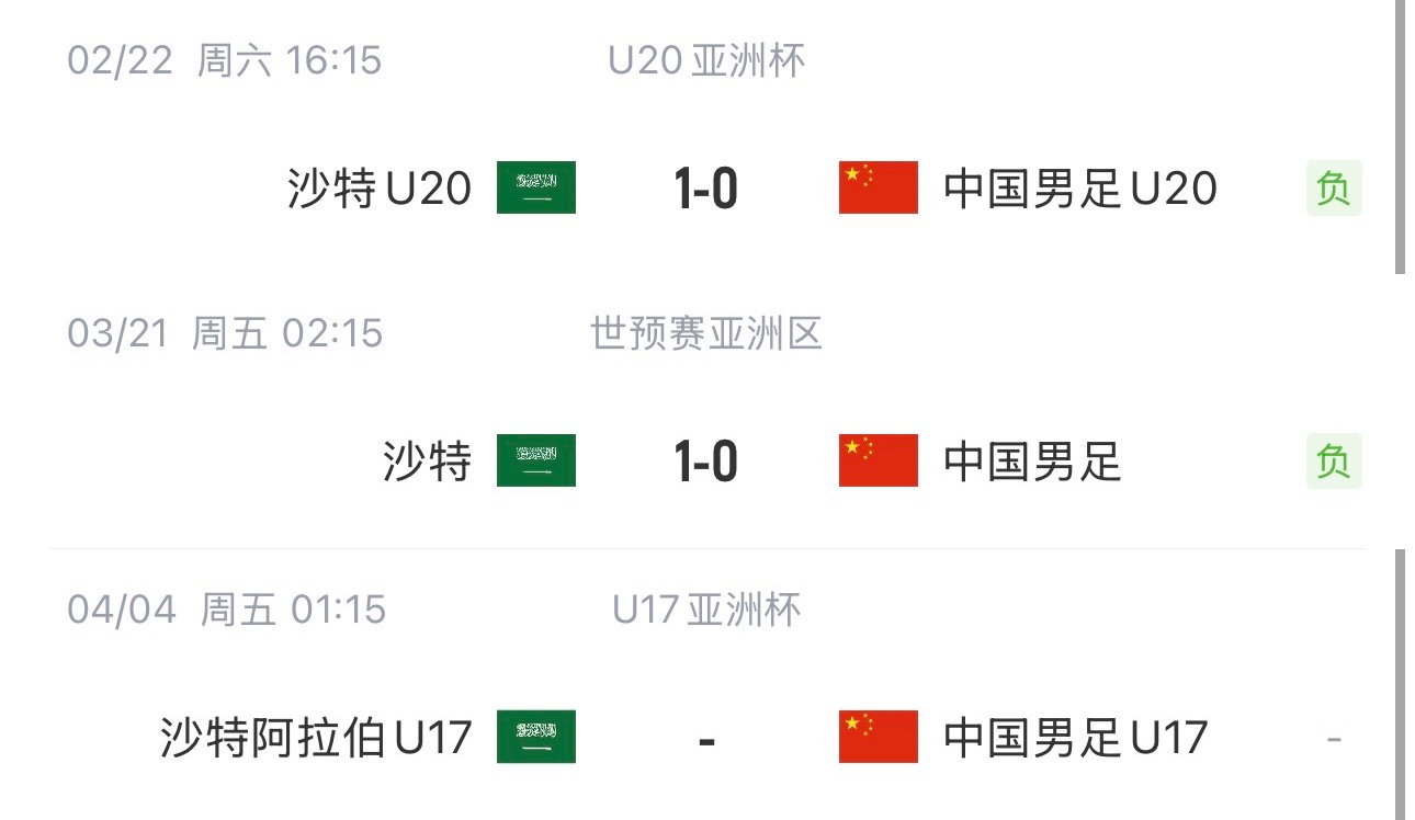 國字號三遇沙特！國少U17亞洲杯首戰對陣沙特，此前國足&國青均負